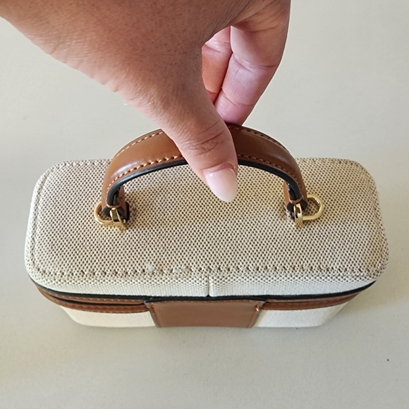 Zara Tan and Cream Women's Handbag - Picture 12 of 13